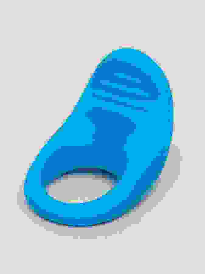 ROMP Juke Rechargeable Vibrating Cock Ring, Blue, hi-res